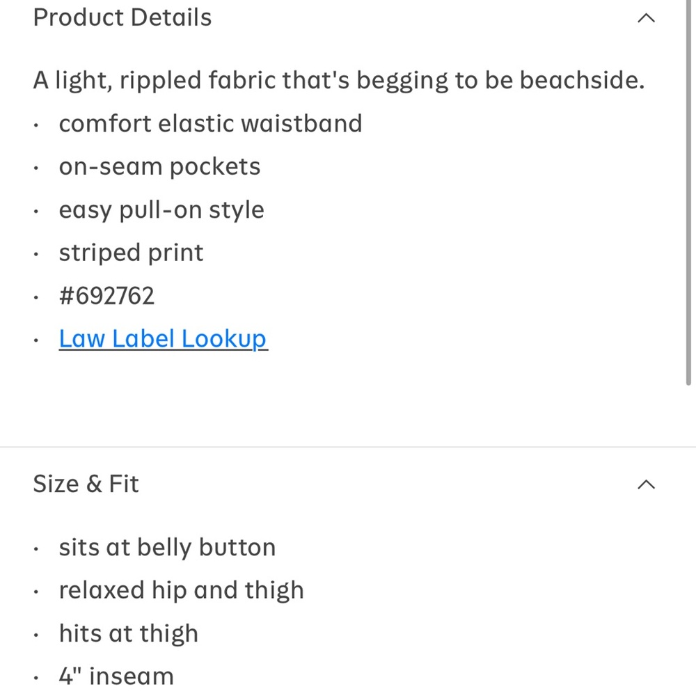 NWT- Old Navy - 3X. Gauze Short - Picture 3 of 11